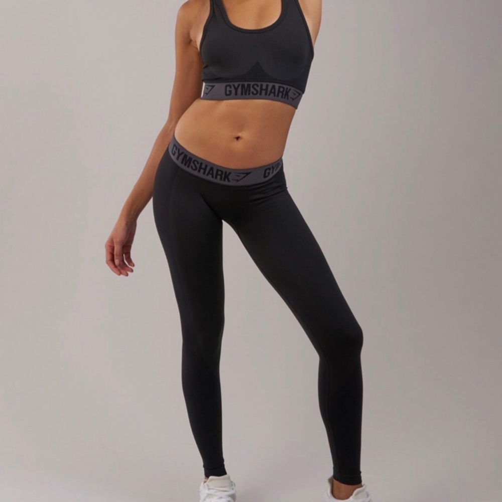 Gymshark Flex Legging Black Marl/Charcoal